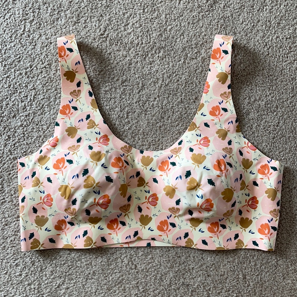 Knix LuxeLift Pullover Bra in Spring Bloom